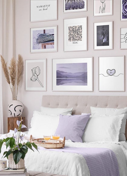 Lavender Breeze Gallery Wall